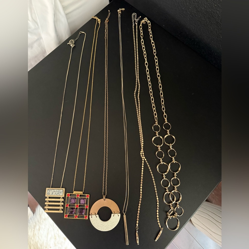 Bundle of 6 necklaces- includes Kate Spade, Banana Republic, other